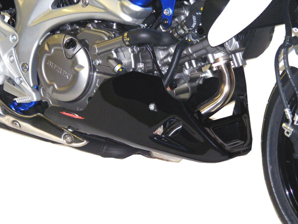 Suzuki Sv650 16-25, Sv650X 17-25 Klín pod motor - Matná černá-stříbrná mřížka
