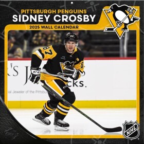 JF Turner Kalendář Pittsburgh Penguins Sidney Crosby #87 2025 Wall Calendar