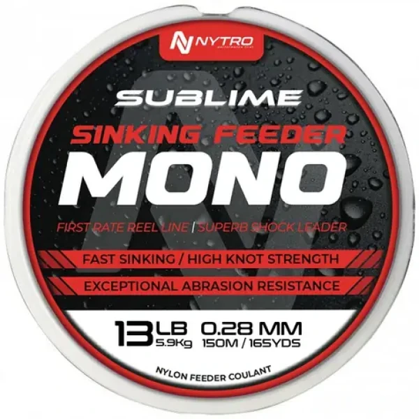 Nytro Vlasec Sublime Sinking Feeder Mono 150m 0,30mm (20600030)