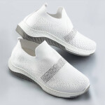 Bílé ažurové dámské boty se zirkony model 17113804 Bílá XL (42) COLIRES