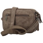 Stylová dámská koženková crossbody kabelka Ariona, béžová