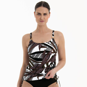 Vrchní díl plavek tankini 6594-1 černý s potiskem - Anita Care 42C