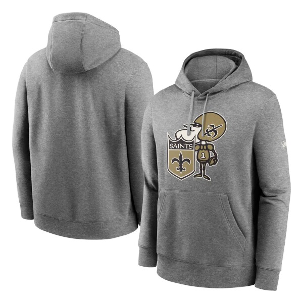 Nike Pánská mikina New Orleans Saints NFL Rewind Throwback Fleece Hoodie Velikost: S