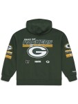 Mitchell & Ness Pánská mikina Green Bay Packers NFL Triple Check Hoodie Velikost: 2XL
