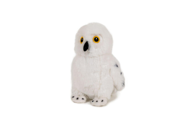 Sova sněžná plyš 13x20cm 0m+