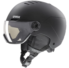 Lyžařská helma Uvex WANTED VISOR PRO V S1-S3, black Helmy vel.: L/58-61
