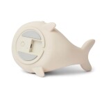 LIEWOOD Dětská LED lampička Winston Whale Sandy, béžová barva, plast