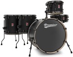 Premier Artist 22" 5pc Heavy Rock Shell Pack Matte Black