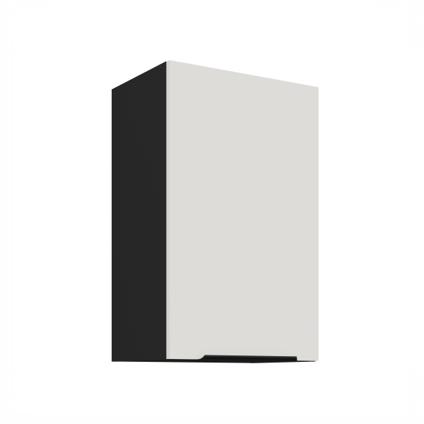 Horní skříňka Aria 45 G-72 1F Barva korpusu: Černá, Barva dvířek: WH - Crystal white AFM