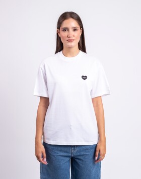 Tričko Carhartt WIP W' S/S Heart Patch T-Shirt White/Black