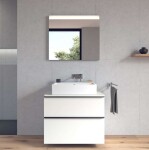 DURAVIT - Vero Air Umyvadlo 60x47 cm, s přepadem, bez otvoru pro baterii, bílá 2350600028