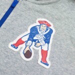 Nike Pánská bunda New England Patriots NFL Historic Full-Zip Fleece Hoodie Velikost: S