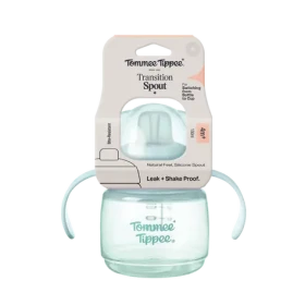 Tommee Tippee Transition netekoucí hrneček s hubičkou 150 ml 4m+ modrá (447940-T)