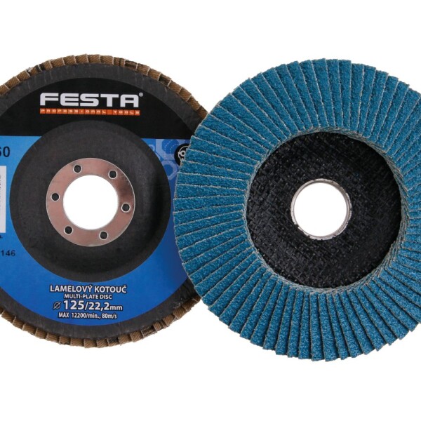 FESTA 22146 Kotouč lamelový, 125mm, P 60
