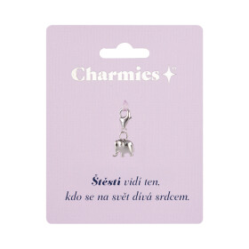 Stříbrný přívěsek slona - Štěstí vidí ten… - Albi