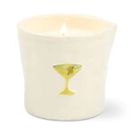 Paddywax Vonná svíčka Bistro Martini 226 g, růžová barva, keramika