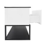 Koupelnová skříňka s krycí deskou SAT B-Way 119x30x45 cm bílá lesk BWAY120WTKF BWAY120WTKF