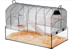 ZOLUX Klec Neo Panas XL černá / Pro hlodavce a křečky / 71×41×49 cm / kov, sklo