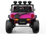 Mamido Elektrické autíčko Buggy BIG FOOT 4x4 rúžové 24V | 800W | 60 kg | EVA | LED | 2,4Ghz | ECO kůže
