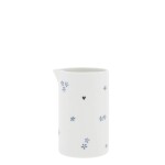 Bastion Collections Keramický džbánek Daisy Flower Blue 250 ml, modrá barva, keramika