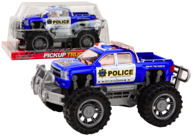 Mamido Policajní pickup modrý terénní vůz