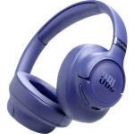 JBL Tune 780 sluchátka uzavřená (Over Ear) Bez kabelu, Bluetooth®, kabelová stereo modrá Potlačení hluku, Redukce šumu mikrofonu složitelná, regulace