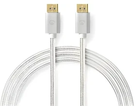 Profigold Fabritallic DisplayPort kabel / Kabel DisplayPort - DisplayPort / 8K 60 Hz / 2 m (CCTB37014AL20)