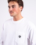 Tričko Carhartt WIP L/S Pocket Heart T-Shirt White/Black
