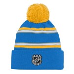 Outerstuff Dětská zimní čepice St. Louis Blues NHL 3Rd Jersey Jacquard Cuff Pom