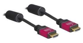 Delock HDMI A - HDMI A 5m černá / Kabel / High Speed HDMI / 4K / 120 Hz / pozlacené konektory (84335)
