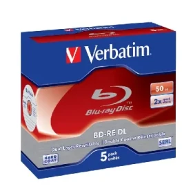 Verbatim BD-RE 50GB 2x, jewel, 5ks (43760) (43760)