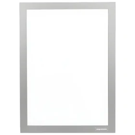 MAGNETOPLAN Magnetický rámeček Magnetofix stříbrná / A3 / 2 ks / samolepící (MAGFRAMEADH3AG)