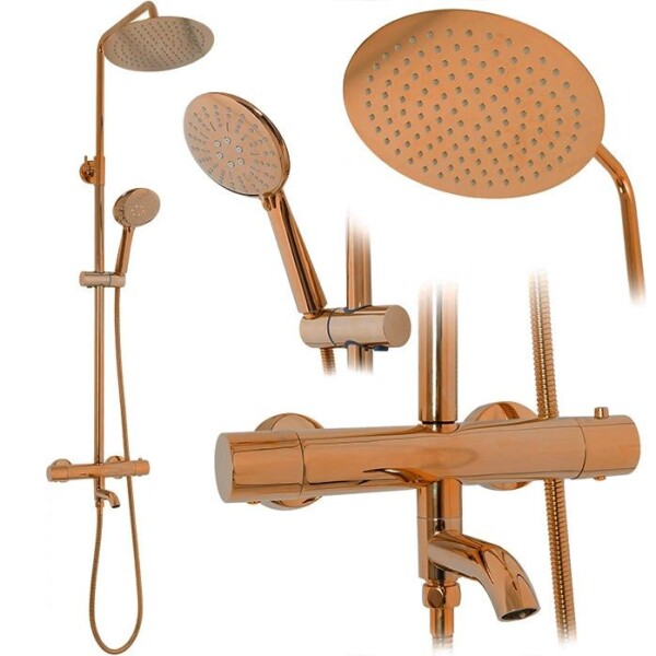 REA - Sprchový set s termostatem LUNGO Copper REA-P7997