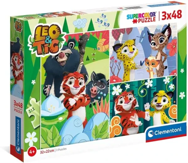 Clementoni PUZZLE Leo a Tig