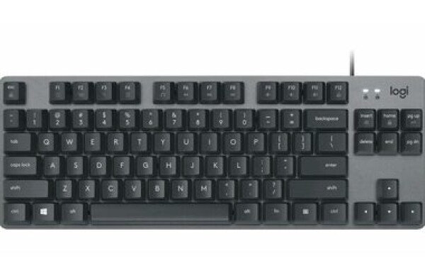 Logitech K835 šedá / Herní klávesnice / TKL / GX Blue / DE Layout / USB (920-010008)