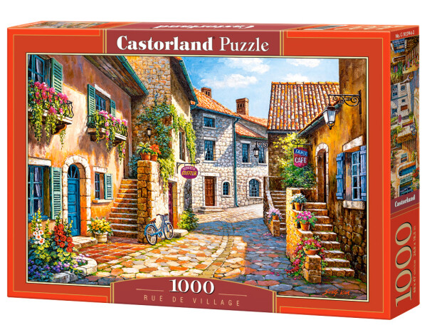 Puzzle Castorland 1000 dílků - Cesta skrz vesničku