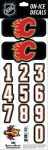 Sport Star Samolepky na Helmu Calgary Flames NHL Decals Black