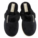 Bačkory INBLU EY 32--014 dámské s kožíškem černé