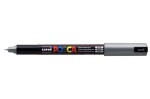 Akrylový popisovač Uni Posca 1MR 0,7 mm trubičkový hrot, stříbrný 26