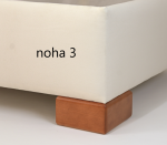 Postel Dona Nožičky: A - přírodní barva, Rozměr: 160 x 200 cm, varianta nožiček: noha 6