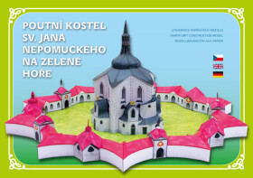 Poutní Kostel sv. Jana Nepomuckého na Zelené hoře - Stavebnice papírového modelu, 1. vydání