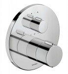 DURAVIT - Termostatická baterie pod omítku, pro 2 spotřebiče, chrom TH4200014010