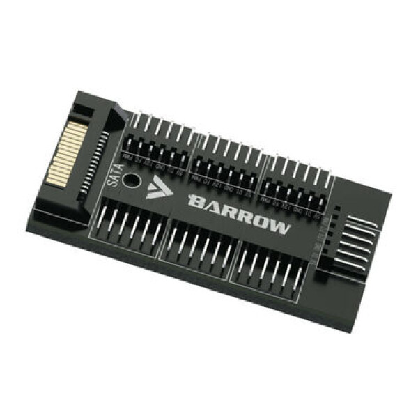 Barrow Hub pro ventilátory a RGB / 7x 6-pin / 1x SATA (DK401-7)