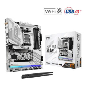 ASRock MB Sc AM5 X870 PRO RS WIFI, AMD X870, 4xDDR5, 1xHDMI, 2xUSB4, WI-FI EDF_380957