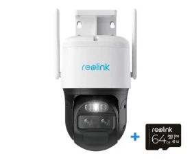 Reolink TrackMix Series G765 bílá / venkovní IP kamera / 2560x1440 / mikrofon repro / IP65 / PIR / microSD (Trackmix Series G765)