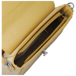Elegantní dámská koženková kabelka na rameno Ciri, žlutá