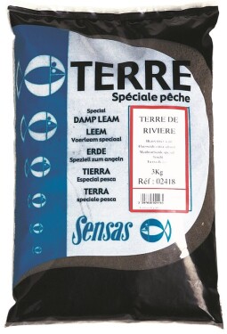 Sensas Hlína Terre de Riviere (hlína řeka) 3kg,Sensas Hlína Terre de Riviere (hlína řeka) 3kg