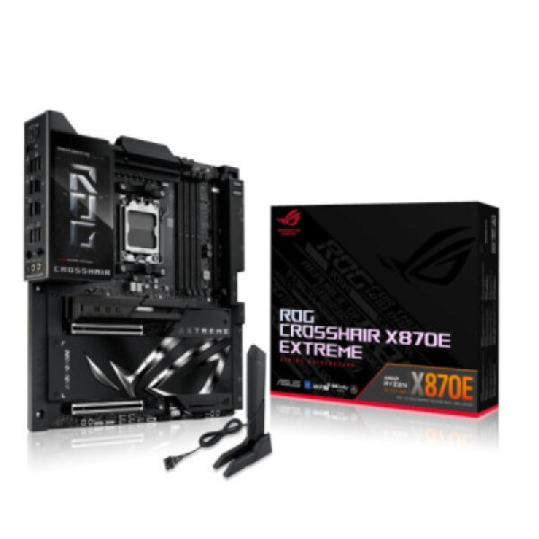 ASUS MB Sc AM5 ROG CROSSHAIR X870E EXTREME, AMD X870, 4xDDR5, 1xHDMI, 2xUSB4, WiFi, E-ATX EDF_1887619