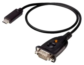 Aten UC232C / Redukce USB-C na RS-232 / 45 cm / černá (UC232C-AT)
