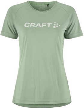 Běžecké tričko CRAFT CORE Essence Logo - zelené Velikost textilu: XS
